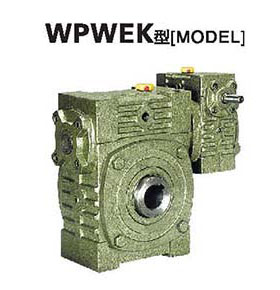 WPWEK雙級萬能減速機外形安裝尺寸